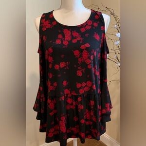 NWT Michael Kors Cold Shoulder Top